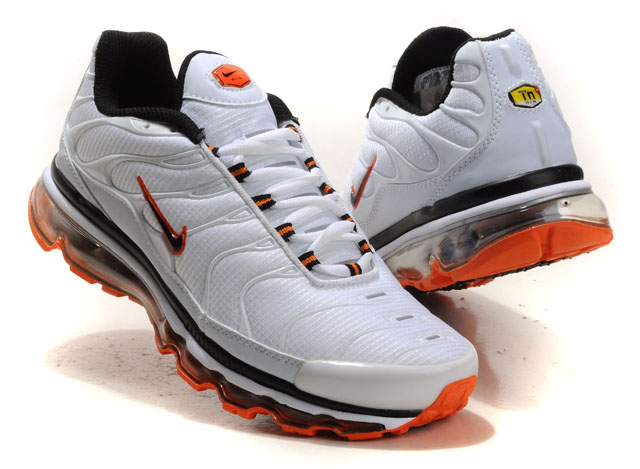 New Men\'S Nike Air Max Tn Black/ White/Orangered